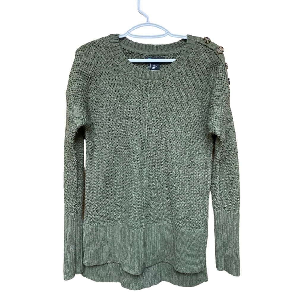 Rachel Zoe Knit Button Shoulder Sweater I Size: XS